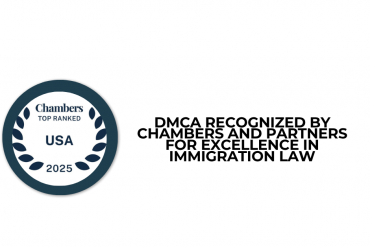 DMCA Recognized by Chambers and Partners for Excellence in Immigration Law