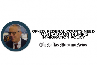 The Role of Federal Courts in Immigration Enforcement: Insights from Paul Hunker’s Op-Ed